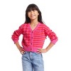Andy & Evan  Kids  Girls Houndstooth Cropped Cardigan - 2 of 4