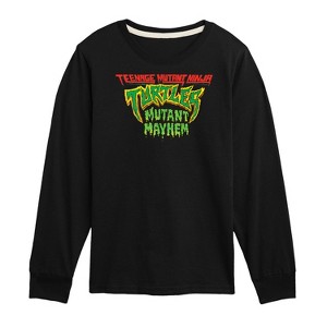 Boys' - Teenage Mutant Ninja Turtles - Movie Logo Long Sleeve Graphic T-Shirt - 1 of 4