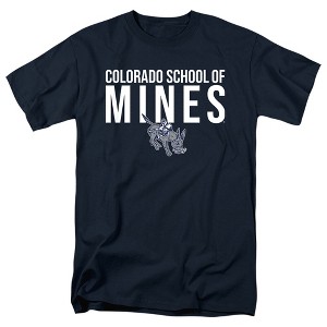 Men's Colorado School of Mines Official Stacked T-Shirt Stacked - 1 of 4