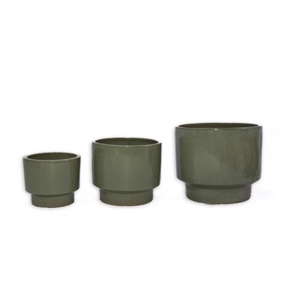 KTMBDW Plant Pots, Ceramic Planters with Drainage Holes,Nursery Planting Pot for Indoor Out Door Plants