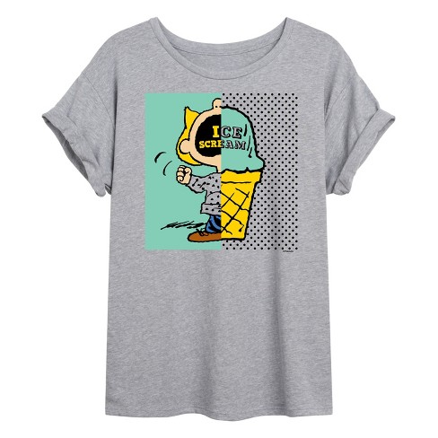 Women's - Peanuts -  Oversized Graphic T-Shirt - image 1 of 4