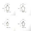 Kitcheniva Stainless Steel Gingerbread Man Cookie Cutter 4 Pcs - 4 of 4