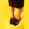 Bree - Burgundy Patent Platform Leather Loafers (Women) | Forever & Always Shoes - 2 of 4