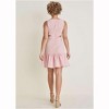 VENUS Womens Fluted Satin Mini Dress - 2 of 4