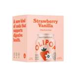 OLIPOP Strawberry Vanilla Sparkling Tonic - 4ct/12 fl oz