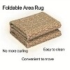 Whizmax Braided Print Area Rugs with Non-Slip Backing,Low Pile Ultra-Thin Floor Carpet for Living Room,Bedroom,Dining Room - 3 of 4