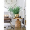Storied Home Hand-Woven Water Hyacinth Accent Table Natural: Durable, No-Tool Assembly, Boho Style - 2 of 4