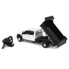 1/64 2020 F-450 XLT Super Duty Dually with V-Plow & Dump Bed White 51396-B - 4 of 4