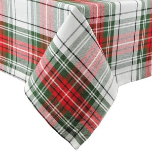 Design Imports Christmas Plaid Tablecloth - 1 of 4