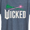 Women's - Wicked - Wand And Broomstick Logo Short Sleeve Graphic T-Shirt - 2 of 4