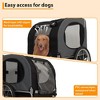 Dog Bike Trailer, Pet Bike Carrier - Steel Folding Trailer with Universal Coupler, Max 40kg, Water Resistant, Quick Release Wheels - 4 of 4
