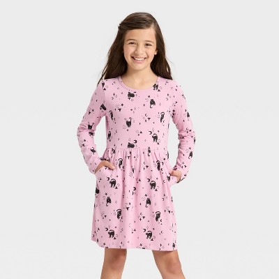 Girls' Long Sleeve Halloween Dress - Cat & Jack™