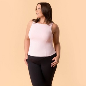 Blogilates Women's Boatneck Crisscross Tank Top - 1 of 4