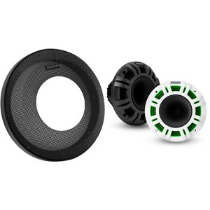 Kicker 48KMXL65 6.5" 4-Ohm RGB-LED KMXL Horn-Loaded Marine Coaxial Speakers, Pair ( Includes Powersports Grilles ) - 1 of 4