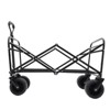 FURNIinspire Outdoor Serving Carts 440lbs Collapsible Foldable Wagon Cart with Strapping System for Camping Sports, Green, 35.04"*22.44"*38.58" - 4 of 4