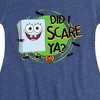 Girls' - SpongeBob SquarePants - Did I Scare Ya Fit & Flair Cap Sleeve Dress - 2 of 4