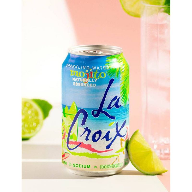 LaCroix Mojito Sparkling Water - 8pk/12 fl oz Cans, 3 of 8