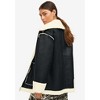 ellos Plus Size Reversible Faux Suede High Pile Fleece Jacket - 4 of 4