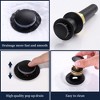 Munora 2-Handle 4-Inch Matte Black Bathroom Faucet with Pop-up Drain and Supply Hoses - 2 of 4