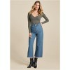 VENUS Womens Ribbed Long Sleeve V-Neck - 2 of 4