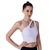 DOMETOUR Soft Yoga Sports Tank Bra With Removable Pads Sports Bra - image 3 of 4