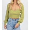 Women's TUBE TOP AND BOLERO SWEATER SET - Blue Blush - 2 of 4