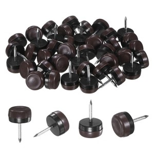 Unique Bargains Nail-on Furniture Sliders Chair Leg Protectors 40 Pcs - 1 of 4