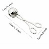 Stainless Steel Meatball Maker Stuffed Meatball Clip DIY Fish Meat Rice Ball Maker - 4 of 4