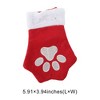 Unique Bargains Christmas Stockings Paw Fabric 5.91"x3.94" 1 Pc - 3 of 4
