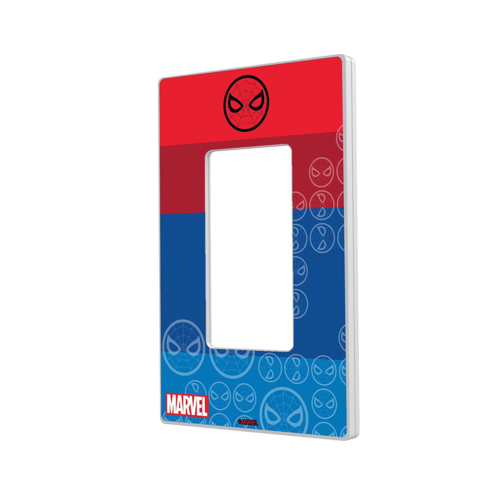 Marvel Spider-Man Sigil Hidden-Screw Light Switch Plate for Single Rocker