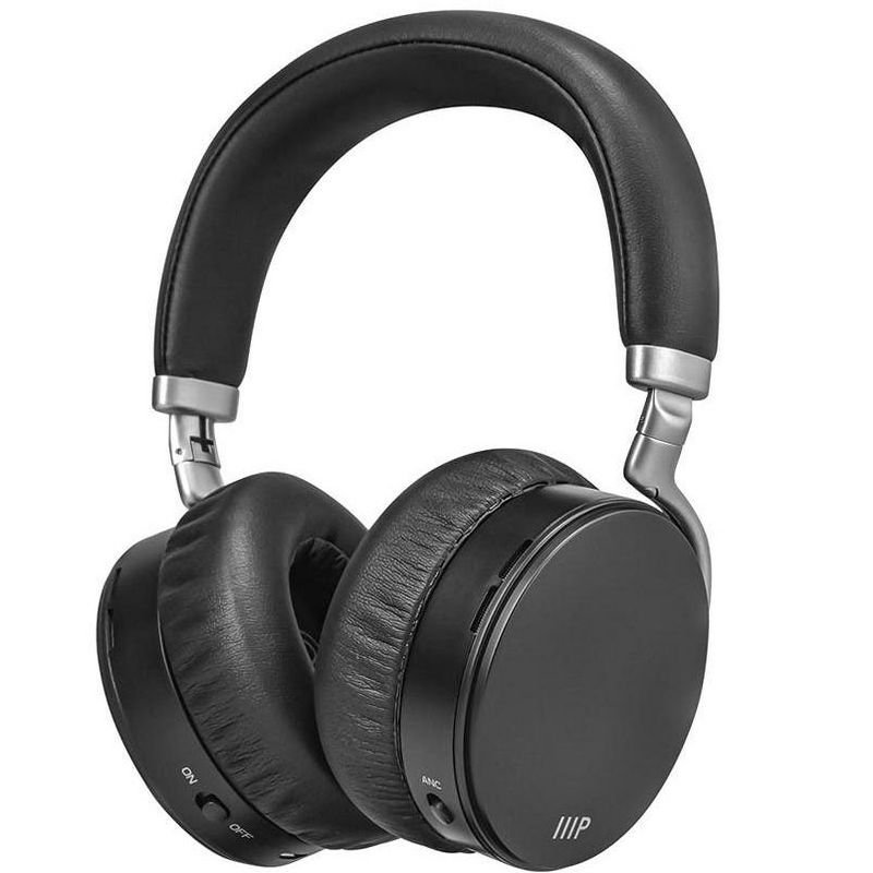 Monoprice Bluetooth Headphones with Active Noise Cancelling, 20H Playback/Talk Time, With the AAC, SBC, Qualcomm aptX, 1 of 7