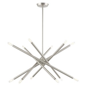 Livex Lighting Soho 12 - Light Chandelier in  Brushed Nickel - 1 of 1