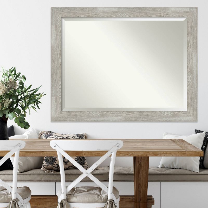 46&#34; x 36&#34; Dove Framed Wall Mirror Graywash - Amanti Art, 6 of 9
