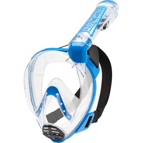 Download Cressi Duke Full Face Snorkeling Mask Clear Blue S M Target Yellowimages Mockups