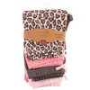 Touched by Nature Baby and Toddler Girl Organic Cotton Pants 4pk, Leopard - 2 of 4