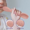 Silicone Baby Spoons for Baby Led Weaning 4-Pack, First Stage Baby Feeding Spoon Set Gum Friendly BPA Lead Phthalate and Plastic Free - 3 of 4