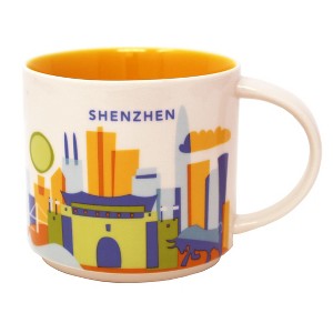 Starbuck You Are Here Series Shenzhen Ceramic Mug, 14 Oz - 1 of 3