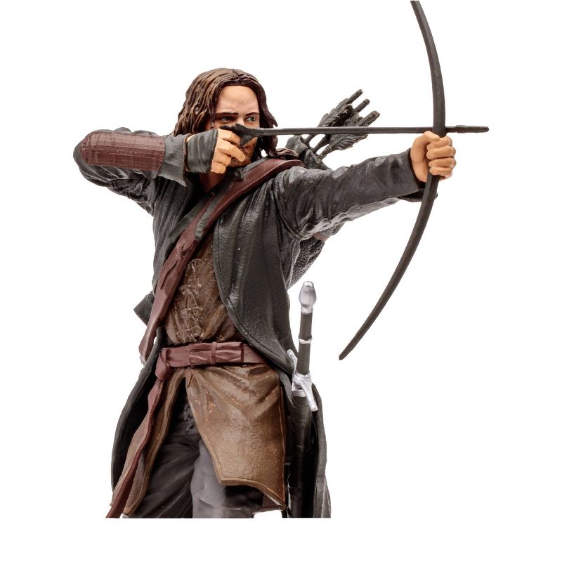 McFarlane Movie Maniacs Lord of the Rings Aragorn 6&#34; Figure, 6 of 15