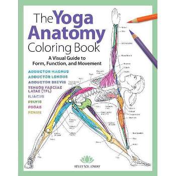 The Yoga Anatomy Coloring Book - by  Kelly Solloway (Paperback)
