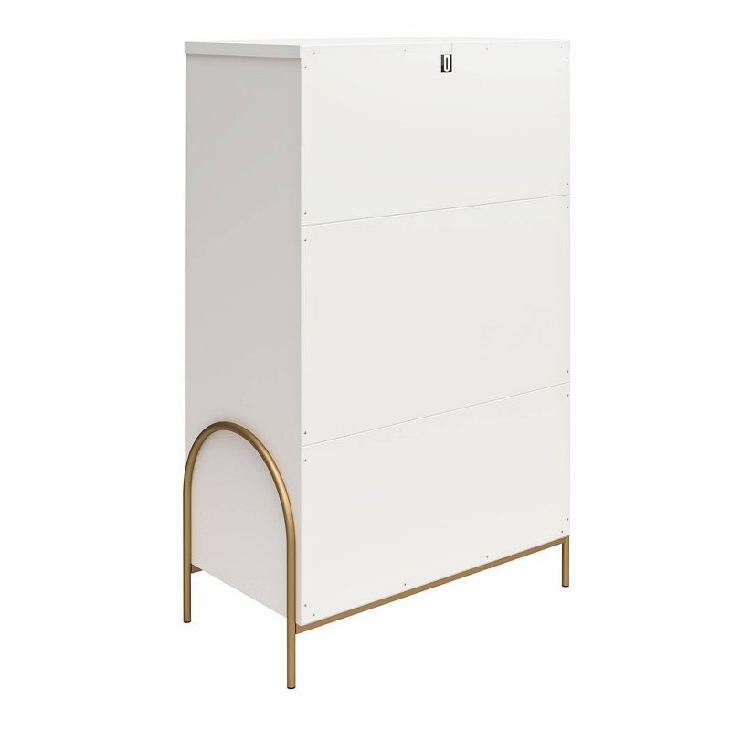 Anastasia 5 Drawer Dresser White - CosmoLiving by Cosmopolitan, 6 of 11
