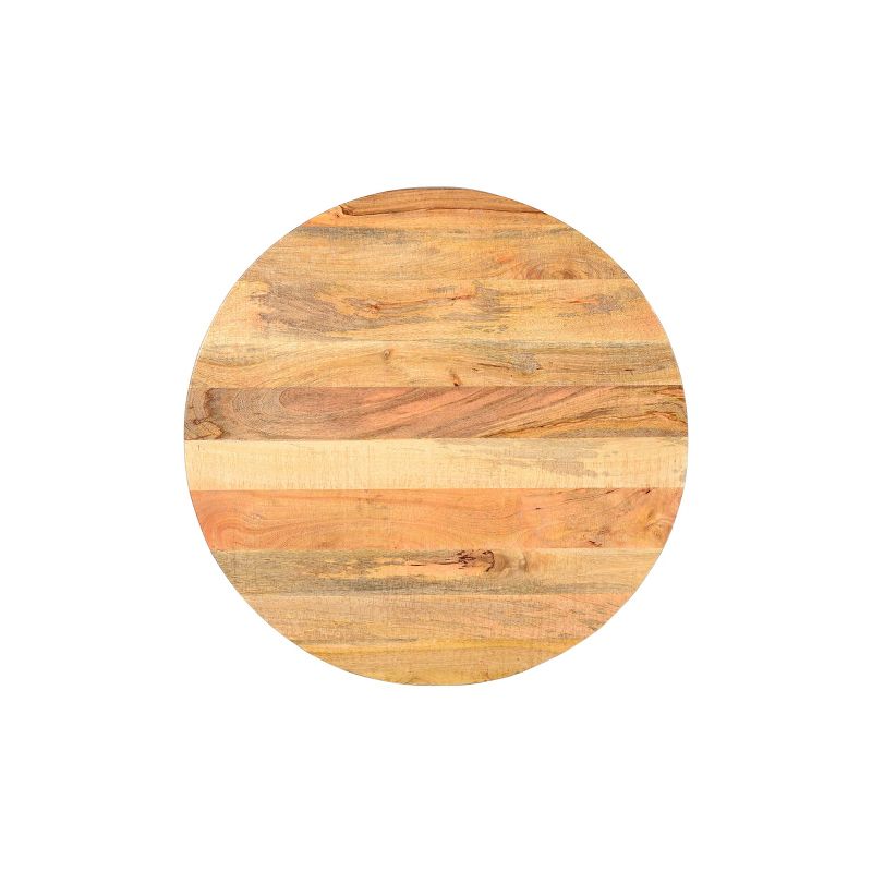 Root Natural Mango Wood Round Coffee Table Brown - Timbergirl, 6 of 12