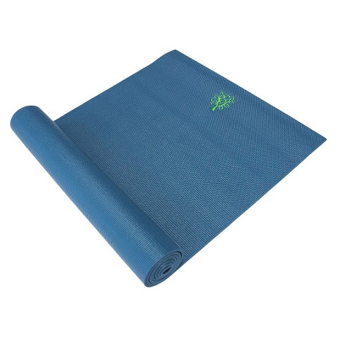 Dream Yoga Slate Blue Mat With Green Tree Of Life 5mm Target