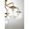 Savoy House Marco 6 - Light Semi-Flush Mount in  Warm Brass - 3 of 3