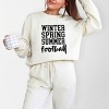 Simply Sage Market Winter Spring Summer Football Lightweight Garment Dyed Sweatshirt - 2 of 4