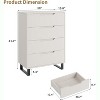 Acekool 4-Drawer Vertical Dresser - Space-Saving Storage - 2 of 4