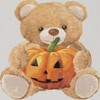 Social Collective Women Bear Pumpkin Short Sleeve Graphic Cotton Baby Tee - 2 of 4