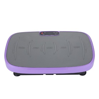 VisioGear Vibration Plate Fitness Platform, Shaking Workout Board, Weight Loss Equipment for Men and Women, Purple & Black, 22.1"*13.8"*6.1"