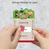 Big Dot of Happiness Woodland Creatures - Forest Cards for Kids - Happy Valentine's Day Pull Tabs - Set of 12 - 2 of 4