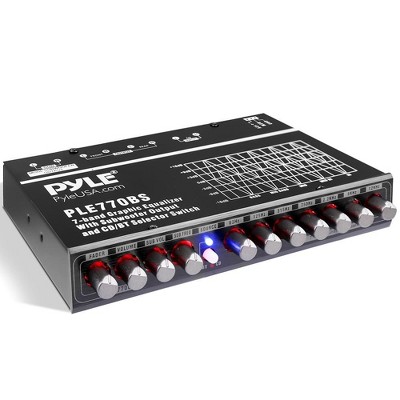 Pyle 7-Band Graphic Equalizer with Bluetooth and Subwoofer Control - PLE770BS