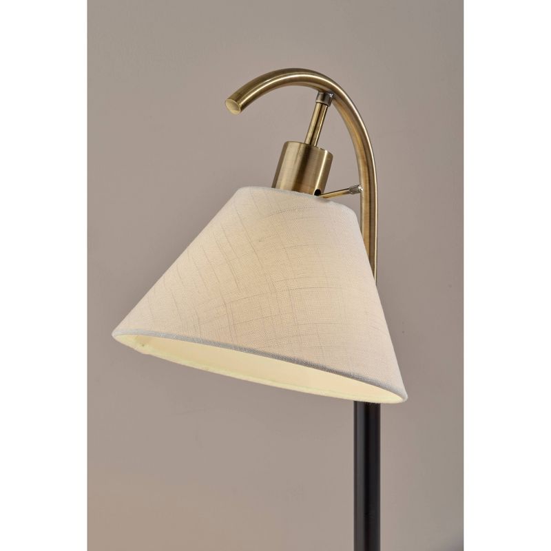 Jerome Table Lamp Black/Antique Brass - Adesso, 6 of 10